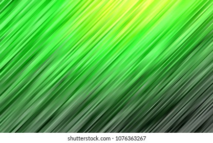 Light Green vector pattern with bent lines. Creative geometric illustration in marble style with gradient. Brand-new design for your ads, poster, banner.