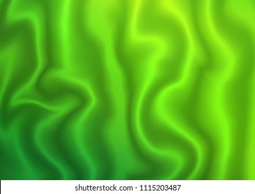 Light Green vector pattern with bent ribbons. Geometric illustration in marble style with gradient.  A completely new marble design for your business.