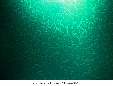 Light Green vector pattern with bent ribbons. Brand new colored illustration in marble style with gradient. The best blurred design for your business.