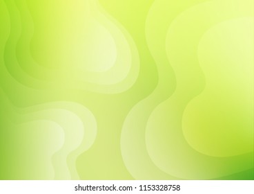 Light Green vector pattern with bent ribbons. Geometric illustration in marble style with gradient.  The best blurred design for your business.