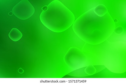 Light Green vector pattern with bent lines. Creative geometric illustration in memphis style with gradient. New composition for your brand book.