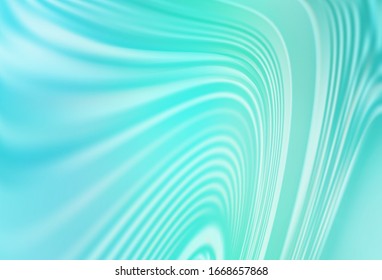 Light Green vector pattern with bent lines. A shining illustration, which consists of curved lines. Abstract design for your web site.