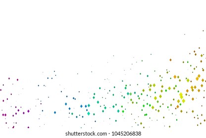 Light Green vector pattern. Brand-new rectangular template. Shining geometric sample. Repeating theme with rectangular shapes. Texture for your design.