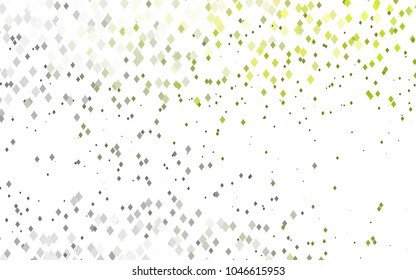 Light Green vector pattern. Brand-new rectangular template. Shining geometric sample. Repeating theme with rectangular shapes. Texture for your design.