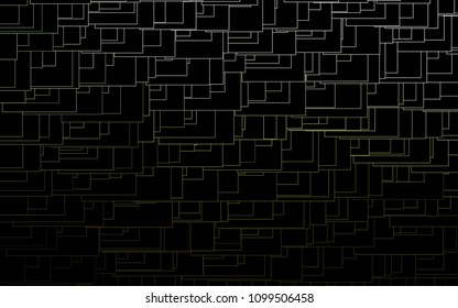 Light Green vector pattern. Brand-new rectangular template. Shining geometric sample. Repeating theme with rectangular shapes. Texture for your design.