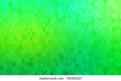 Light Green vector pattern. Brand-new rectangular template. Shining geometric sample. Repeating theme with rectangular shapes. Texture for your design.