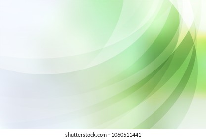 Light Green vector pattern with bubble shapes. A vague circumflex abstract illustration with gradient. A completely new template for your business design.