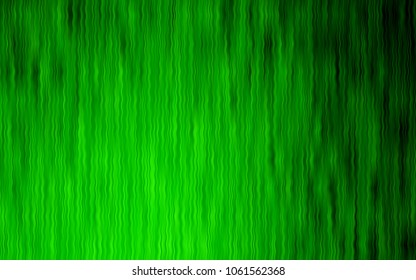 Light Green vector pattern with bubble shapes. Glitter abstract illustration with wry lines. A new texture for your  ad, booklets, leaflets.