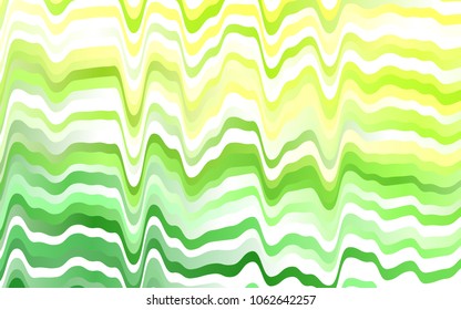 Light Green vector pattern with bubble shapes. Blurred geometric sample with gradient bubbles.  A completely new template for your business design.