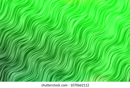 Light Green vector pattern with bubble shapes. Blurred geometric sample with gradient bubbles.  The template for cell phone backgrounds.