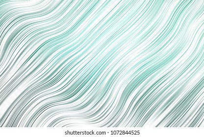 Light Green vector pattern with bubble shapes. Colorful abstract illustration with gradient lines. A completely new marble design for your business.