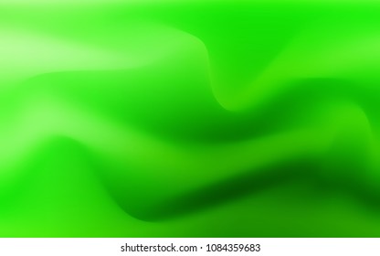 Light Green vector pattern with bubble shapes. Colorful abstract illustration with gradient lines. The template for cell phone backgrounds.