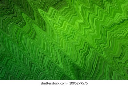Light Green vector pattern with bubble shapes. Colorful illustration in abstract marble style with gradient. A completely new template for your business design.
