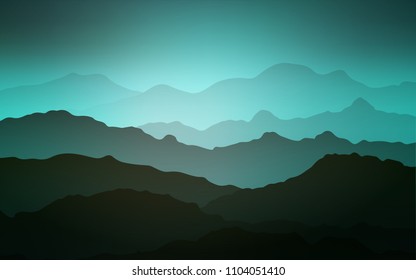 Light Green vector pattern with bubble shapes. Colorful abstract illustration with gradient lines. The template for cell phone backgrounds.