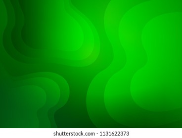 Light Green vector pattern with bubble shapes. An elegant bright illustration with gradient. Pattern for your business design.