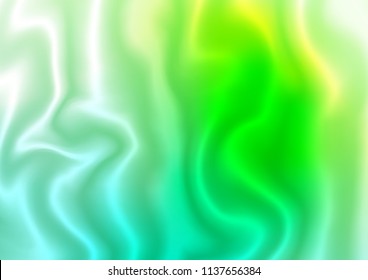 Light Green vector pattern with bubble shapes. Brand new colored illustration in marble style with gradient. Brand new design for your ads, poster, banner.