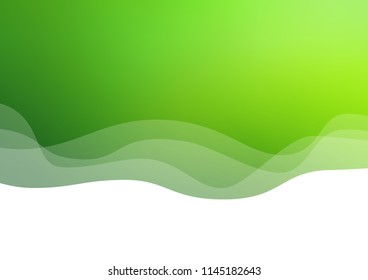 Light Green vector pattern with bubble shapes. Colorful abstract illustration with gradient lines. Marble design for your web site.