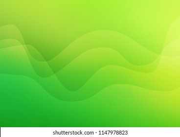 Light Green vector pattern with bubble shapes. Shining illustration, which consist of blurred lines, circles. Marble design for your web site.