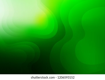 Light Green vector pattern with bubble shapes. A completely new color illustration in marble style. Pattern for your business design.