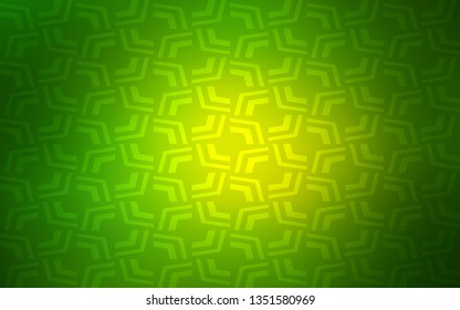 Light Green vector pattern with bubble shapes. A vague circumflex abstract illustration with gradient. Marble design for your web site.