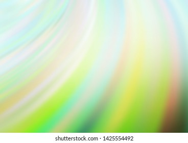 Light Green vector pattern with bubble shapes. Creative illustration in halftone marble style with gradient. New composition for your brand book.