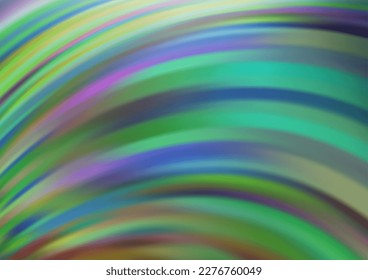 Light Green vector pattern with bubble shapes. Shining crooked illustration in marble style. Pattern for your business design.