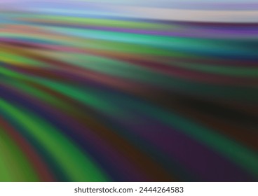 Light Green vector pattern with bubble shapes. Modern gradient abstract illustration with bandy lines. The elegant pattern for brand book.