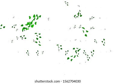 Light Green vector pattern with chaotic shapes. Illustration with colorful gradient shapes in abstract style. Elegant design for wallpapers.