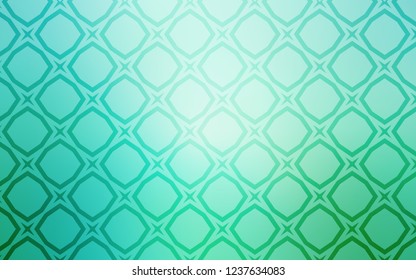 Light Green vector pattern with christmas stars. Modern geometrical abstract illustration with stars. Template for sell phone backgrounds.