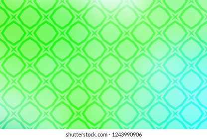 Light Green vector pattern with christmas stars. Shining colored illustration with stars. Pattern for wrapping gifts.