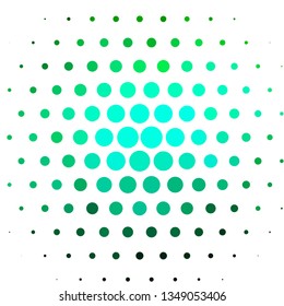Light Green vector pattern with circles. Illustration with set of shining colorful abstract spheres. New template for your brand book.