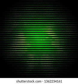 Light Green vector pattern with circles. Glitter abstract illustration with colorful drops. Pattern for business ads.