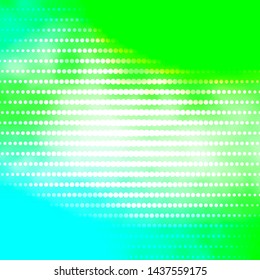 Light Green vector pattern with circles. Illustration with set of shining colorful abstract spheres. Pattern for wallpapers, curtains.