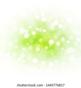 Light Green vector pattern with circles. Colorful illustration with gradient dots in nature style. Pattern for business ads.