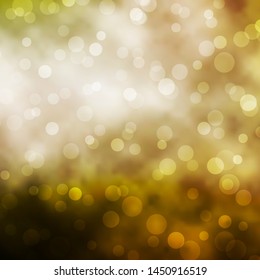 Light Green vector pattern with circles. Abstract illustration with colorful spots in nature style. Pattern for websites, landing pages.