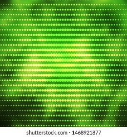 Light Green vector pattern with circles. Illustration with set of shining colorful abstract spheres. Pattern for booklets, leaflets.