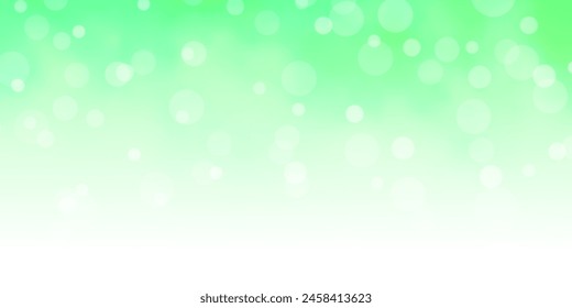 Light Green vector pattern with circles. Abstract decorative design in gradient style with bubbles. Pattern for websites, landing pages.