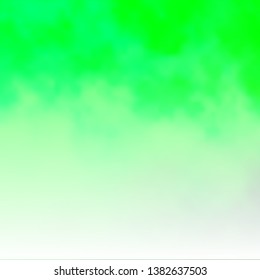 Light Green vector pattern with clouds. Illustration in abstract style with gradient clouds. Colorful pattern for appdesign.