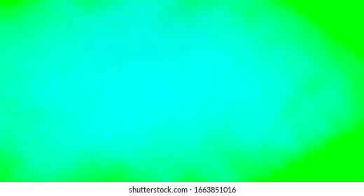 Light Green vector pattern with clouds. Abstract illustration with colorful gradient clouds. Template for websites.