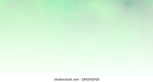 Light Green vector pattern with clouds. Abstract colorful clouds on gradient illustration. Template for websites.