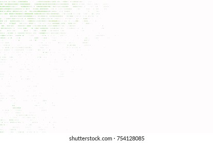 Light Green vector pattern with colored spheres. Geometric sample of repeating circles on white background in halftone style.