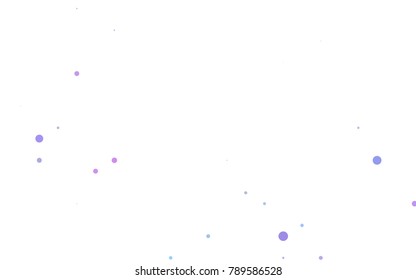 Light Green vector pattern with colored spheres. Geometric sample of repeating circles on white background in halftone style.