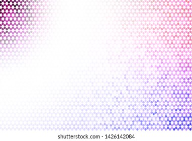 Light Green vector pattern with colorful hexagons. Illustration of colored hexagons on blur surface. Pattern for your ad, booklets.