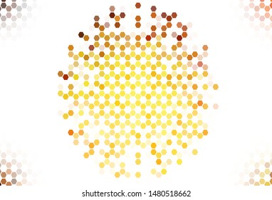 Light Green vector pattern with colorful hexagons. Blur background with colorful hexagons. Pattern for texture of wallpapers.
