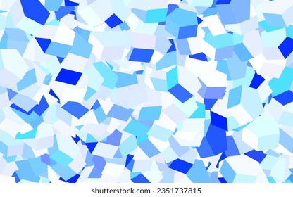 Hellgrünes Vektormuster mit bunten Hexagons. Illustration mit einer Reihe von bunten Hexagons. Muster für Ihre Anzeige, Broschüren.