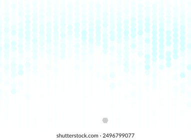 Patrón de Vector verde claro con hexágonos de colores. Diseño en estilo abstracto con hexágonos. Diseño para carteles de Sitio web, Anuncios.