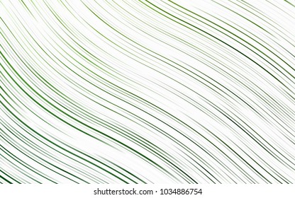 Light Green vector pattern with curved circles. A completely new color illustration in marble style. Marble design for your web site.