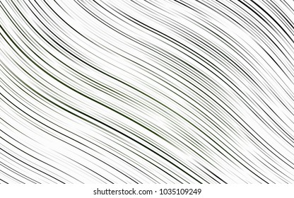 Light Green vector pattern with curved circles. A sample with blurred bubble shapes. Textured wave pattern for backgrounds.