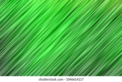 Light Green vector pattern with curved circles. Colorful illustration in abstract marble style with gradient. The template for cell phone backgrounds.