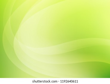 Light Green vector pattern with curved circles. Brand new colored illustration in marble style with gradient. New composition for your brand book.
